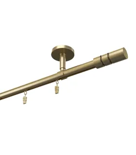 Štýlové hliníkové koľajnice jednoduchá Elegant Čierna Techno