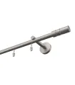 Aluminium-Profil-Gardinenstange einläufig Elegant Satin Zylinder