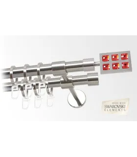 Nerezová oceľ Ø20 mm-swarovski 835