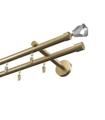 Štýlové hliníkové koľajnice jednoduchá Elegant Čierna Techno