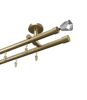 Štýlové hliníkové koľajnice jednoduchá Elegant Čierna Techno