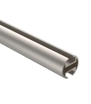 Štýlové hliníkové koľajnice jednoduchá Elegant Čierna Techno