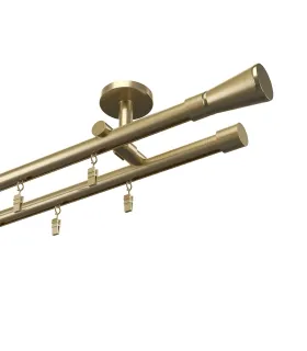 Štýlové hliníkové koľajnice jednoduchá Elegant Čierna Techno