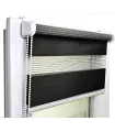 Doppelrollo (Tag/Nacht-Rollo) Premium-Serie Schwarz