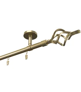 Štýlové hliníkové koľajnice jednoduchá Elegant Čierna Techno