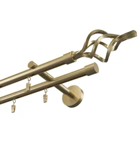 Štýlové hliníkové koľajnice jednoduchá Elegant Čierna Techno