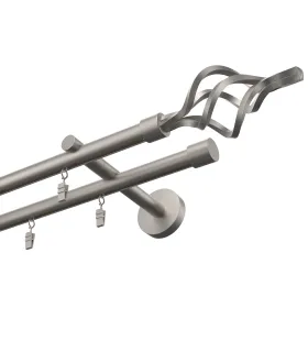 Štýlové hliníkové koľajnice jednoduchá Elegant Čierna Techno