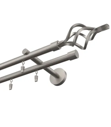 Štýlové hliníkové koľajnice jednoduchá Elegant Čierna Techno