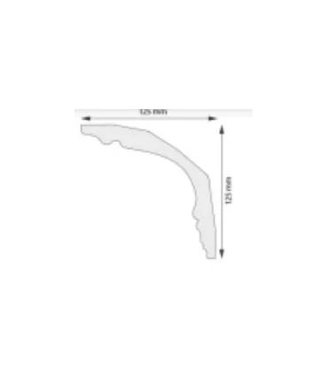 Dekoratívna lišta na stenu 2m