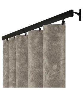 Záves na riasiacej páske 140cmx250 cm farba Olivovo Sivá