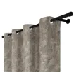 Vorhang mit Ringgleitern, Farbe Modern Bronzyt 140x160cm