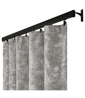 Záves na riasiacej páske 140cmx250 cm farba Olivovo Sivá