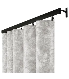 Záves na riasiacej páske 140cmx250 cm farba Olivovo Sivá