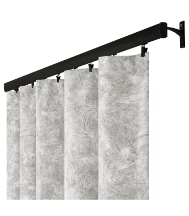 Záves na riasiacej páske 140cmx250 cm farba Olivovo Sivá