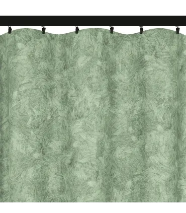 Záves na riasiacej páske 140cmx250 cm farba Olivovo Sivá