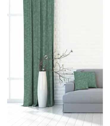 Záves na riasiacej páske 140cmx250 cm farba Olivovo Sivá