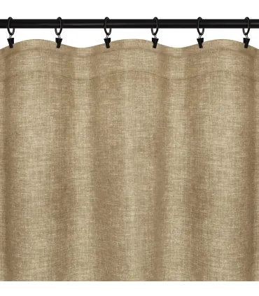 Záves na riasiacej páske 140cmx250 cm farba Olivovo Sivá