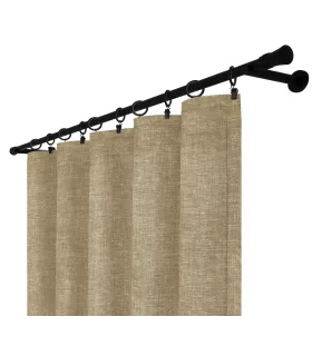 Záves na riasiacej páske 140cmx250 cm farba Olivovo Sivá