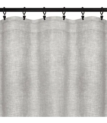 Záves na riasiacej páske 140cmx250 cm farba Olivovo Sivá