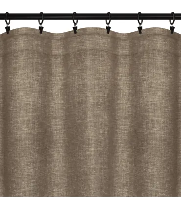 Záves na riasiacej páske 140cmx250 cm farba Olivovo Sivá