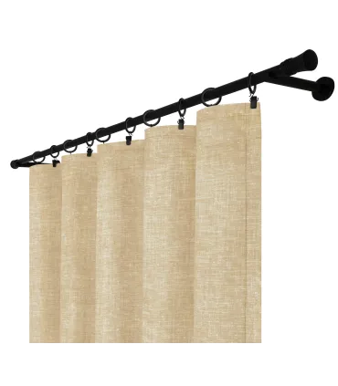 Záves na riasiacej páske 140cmx250 cm farba Olivovo Sivá