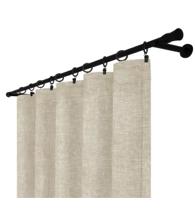 Záves na riasiacej páske 140cmx250 cm farba Olivovo Sivá
