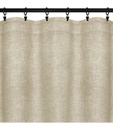 Záves na riasiacej páske 140cmx250 cm farba Olivovo Sivá