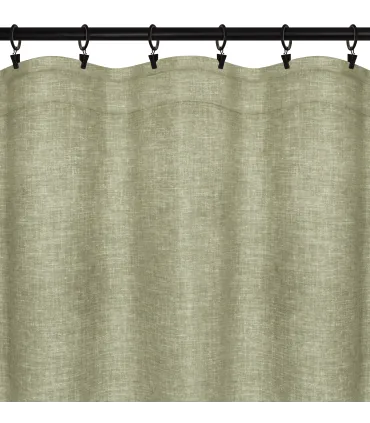 Záves na riasiacej páske 140cmx250 cm farba Olivovo Sivá
