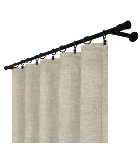 Záves na riasiacej páske 140cmx250 cm farba Olivovo Sivá