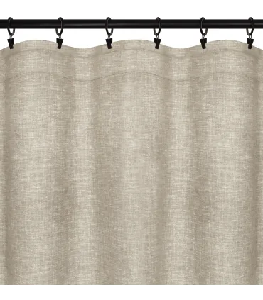 Záves na riasiacej páske 140cmx250 cm farba Olivovo Sivá