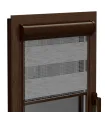 Doppelrollo (Tag/Nacht-Rollo) in Aluminiumkassette, Elite Serie, Pariser Grau