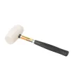 Gummihammer MASTERTOOL 40 mm 225 g Metallgriff weiß 02-1310