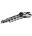 Cuttermesser MASTERTOOL aus Metall mit Abbrechklinge 18 mm, Schraubklemme 17-0198