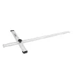 MASTERTOOL verstellbarer Kreuzwinkel für Gipskarton, Aluminium 1270*560 mm, 30-3512