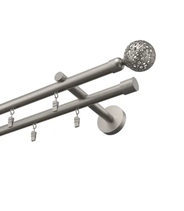 Štýlové hliníkové koľajnice jednoduchá Elegant Čierna Techno