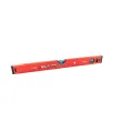 Wasserwaage Bau Aluminium MASTERTOOL PROFI 60 cm 2 Libellen 0,5 mm/m 0,03° Aussparung für Montage an Rohren 37-0603