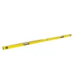Wasserwaage MASTERTOOL PROFI Bau 200 cm 3 Libellen 0,5 mm/m 0,03° Gummigriffe 36-2003