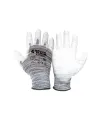 Arbeits Handschuhe MASTERTOOL gestrickt nahtlos mit PU-Beschichtung Melange 10" 83-0649