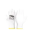 Arbeits Handschuhe MASTERTOOL gestrickt nahtlos mit PU-Beschichtung weiß 10" 83-0641