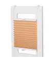 Plissee-Rollo Extra Serie ohne Bohren, Beige