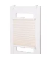 Plissee-Rollo Extra Serie ohne Bohren, Creme