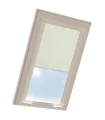 Thermo-Rollo für VELUX-Dachfenster in Aluminiumkassette, Creme