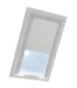 Roleta termoizolačna na strešné okno VELUX v hliníkovej kazete Krémová