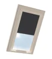 Thermo-Rollo für VELUX-Dachfenster in Aluminiumkassette Dunkelgrau