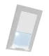 Roleta termoizolačna na strešné okno VELUX v hliníkovej kazete Krémová