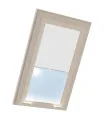 Thermo-Rollo für Dachfenster FAKRO in Aluminiumkassette Weiß