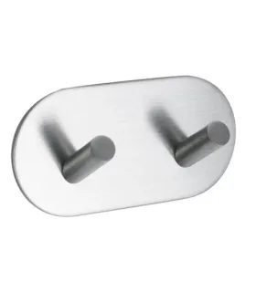 Dvojitý samolepiaci vešiak Inox N003