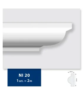 Dekoratívna lišta na stenu 2m