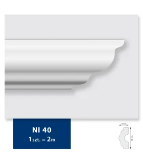 Dekoratívna lišta na stenu 2m