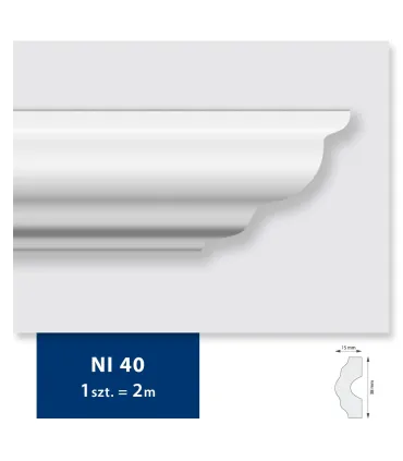 Dekoratívna lišta na stenu 2m